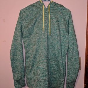 Teal hooded sweatshirt